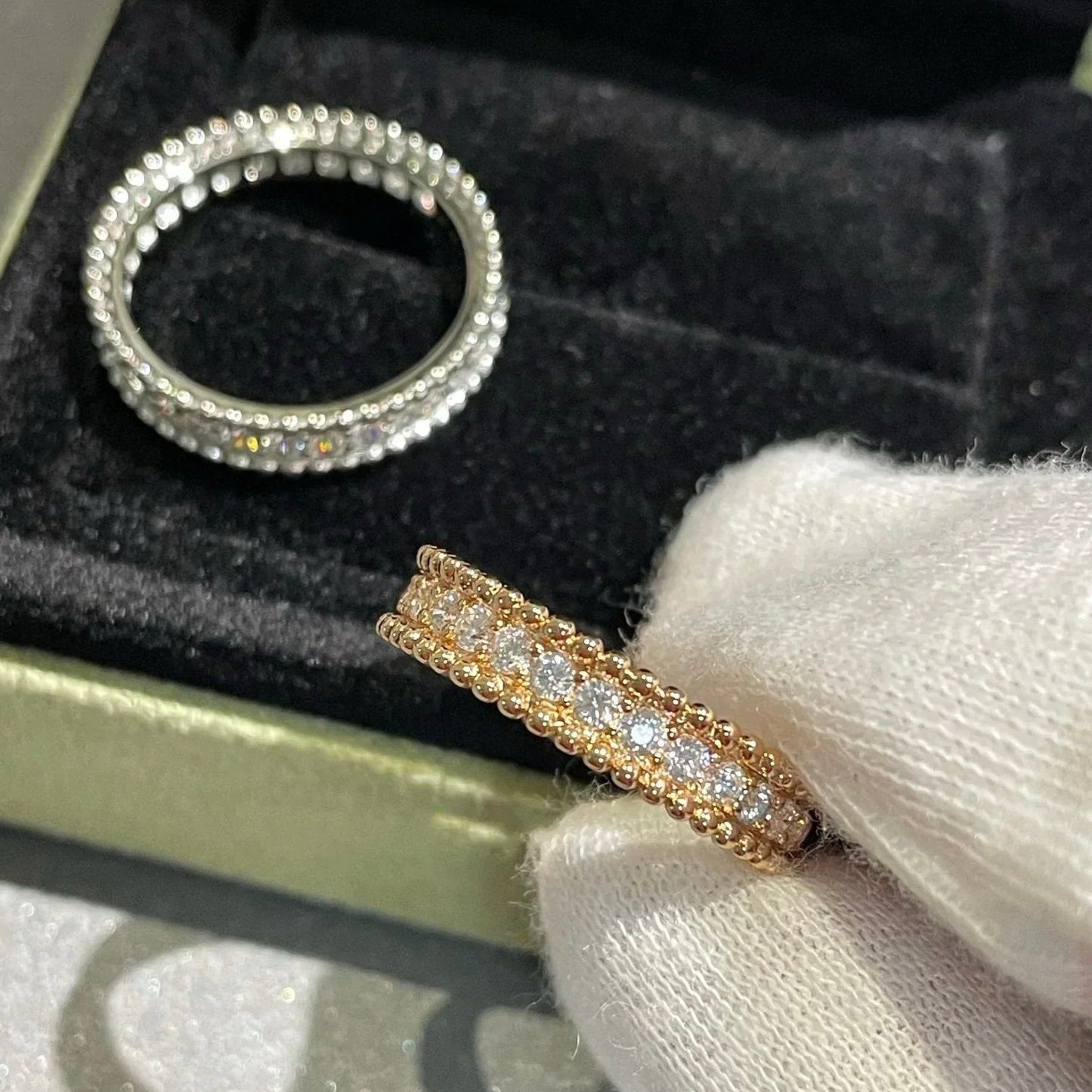 PERLEE DIAMOND ROSE GOLD RING