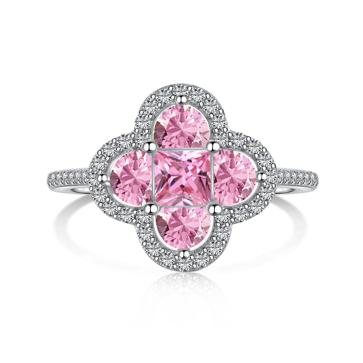 [XXX]Luxurious Eternity Flower Shape Banquet Ring