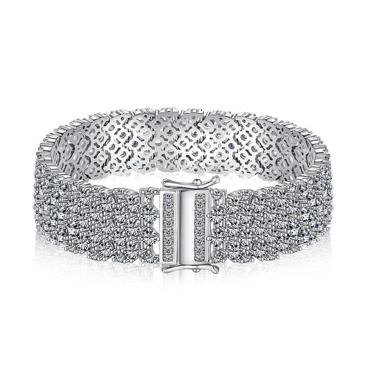 [XXX]Ornate Elegant Round Cut Party Bracelet