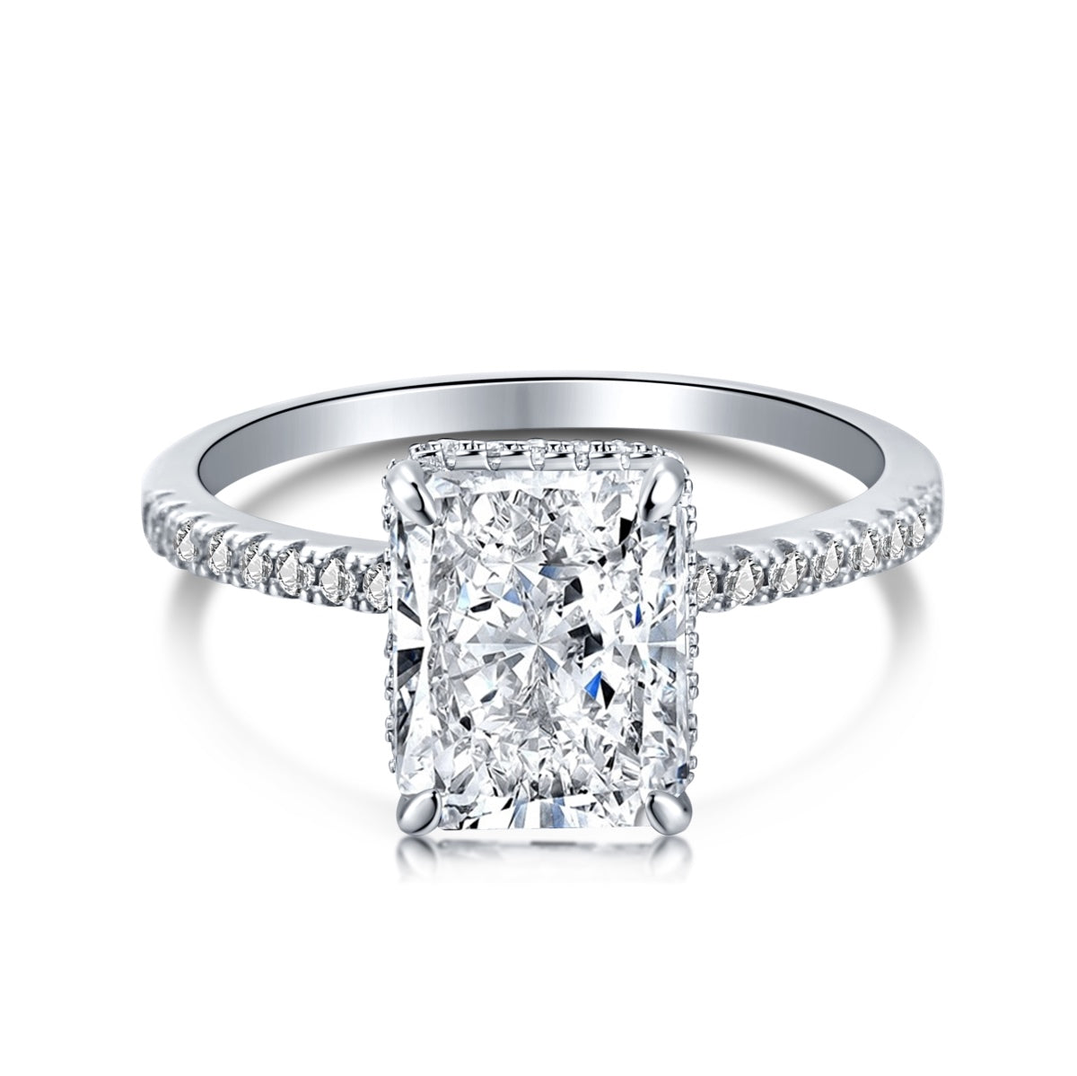 [XXX]4.0 Carat Luxurious Engagement Ring