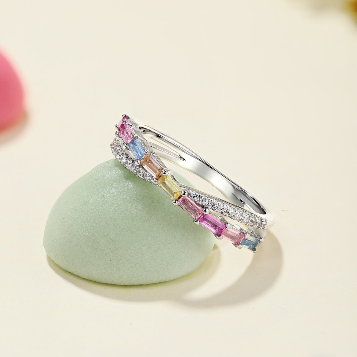 [XXX]Energetic Elegant Radiant Cut Party Ring