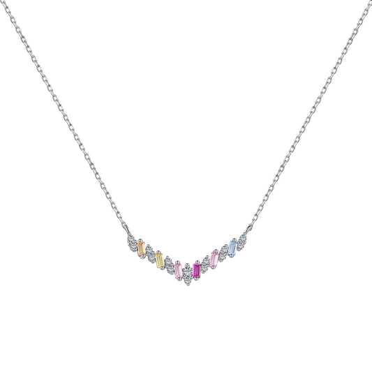 [XXX]Dazzling Rainbow Necklace