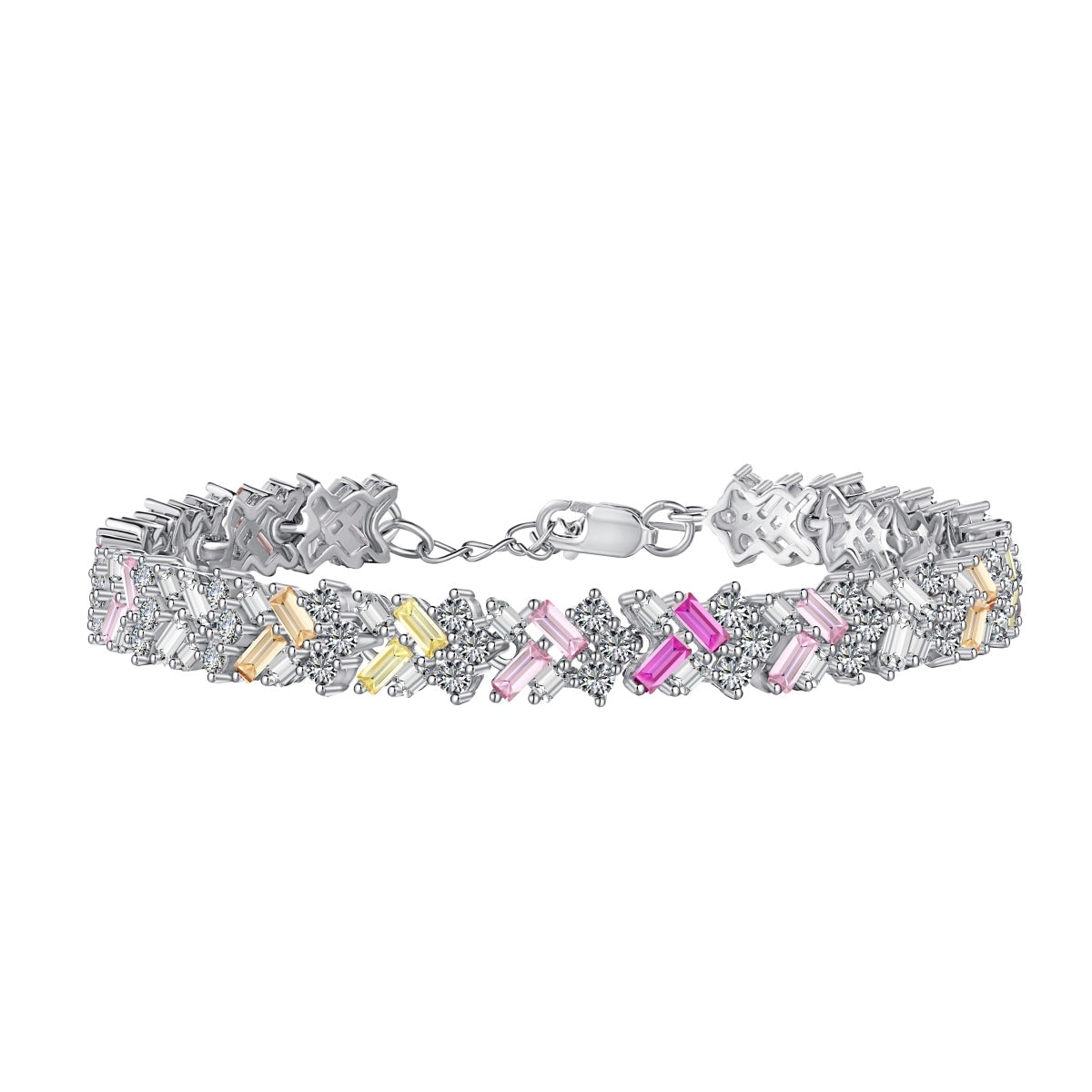 [XXX]Dazzling Unique Multi Shape Daily Bracelet