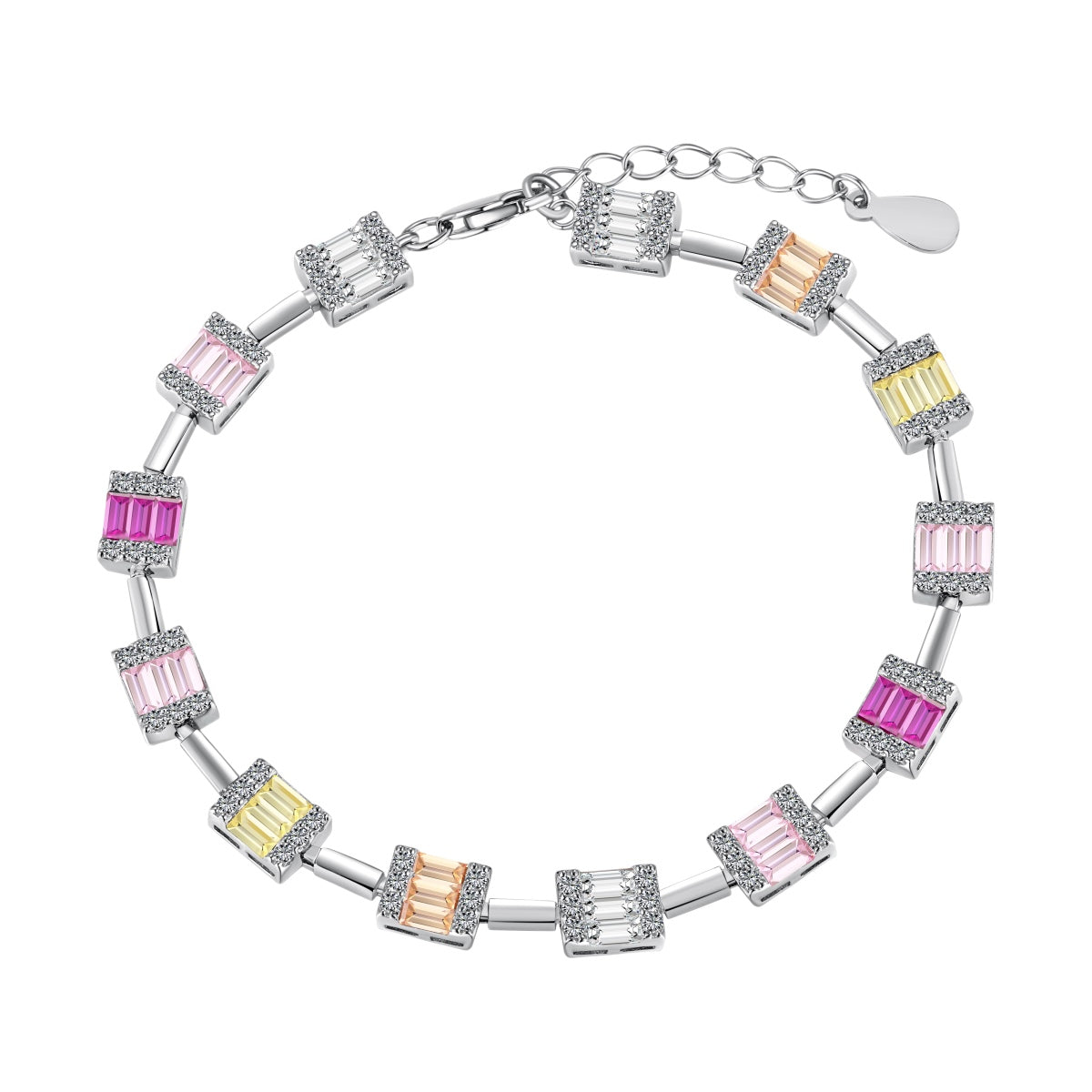 [XXX]Dainty Charming Emerald Cut Daily Bracelet