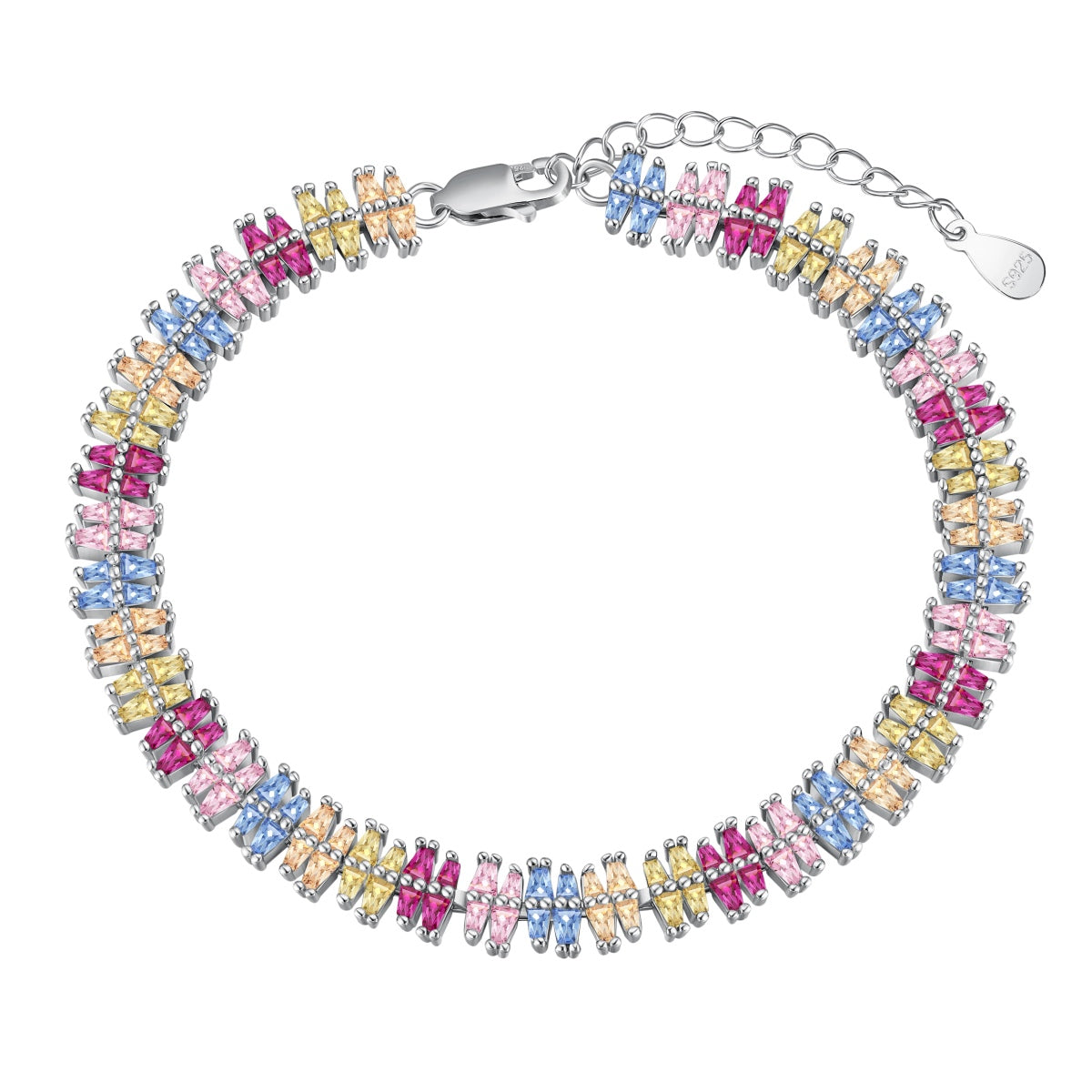 [XXX]Sparkling Exquisite Multi Cut Party Bracelet