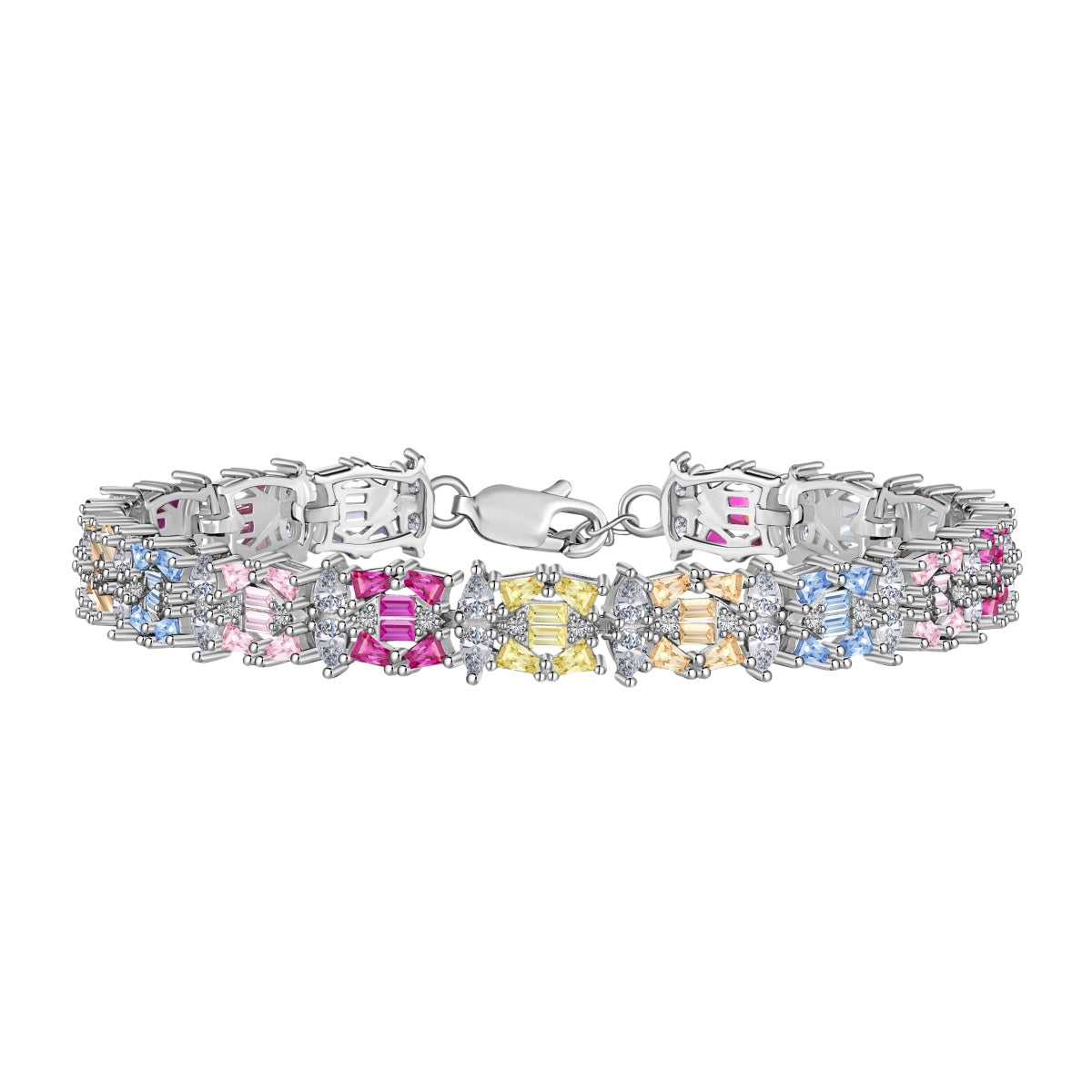 [XXX]Delicate Colorful Multi Cut Party Bracelet