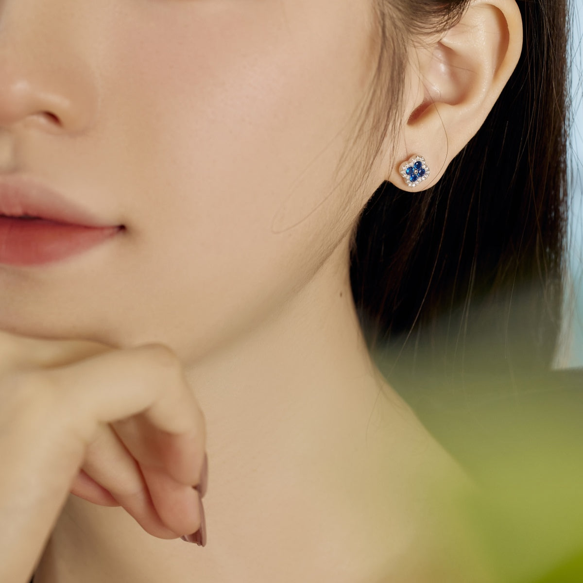 [XXX]Four-Leaf Clover Flower Shaped Earrings