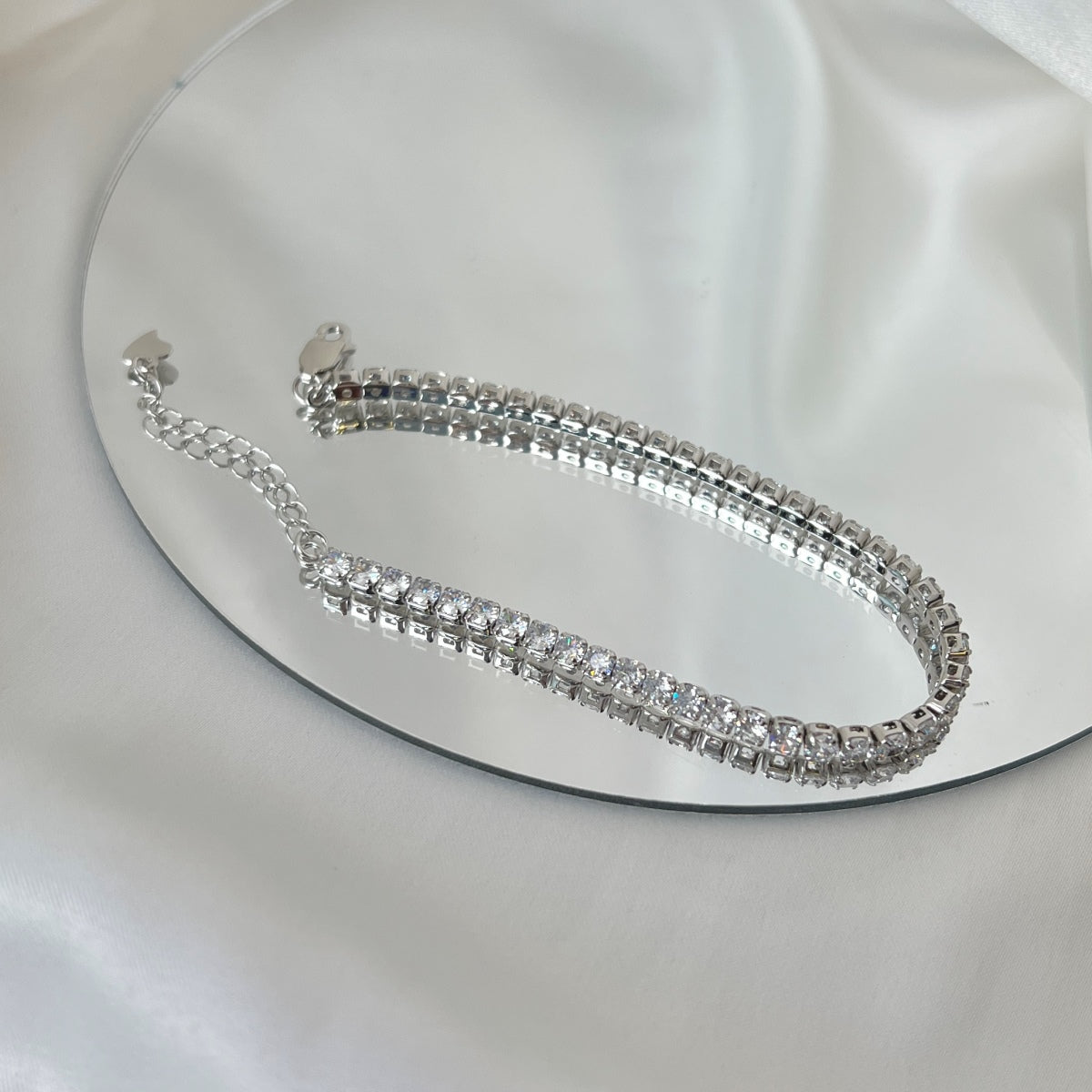 [XXX]Sparkling Round Cut Daily Bracelet