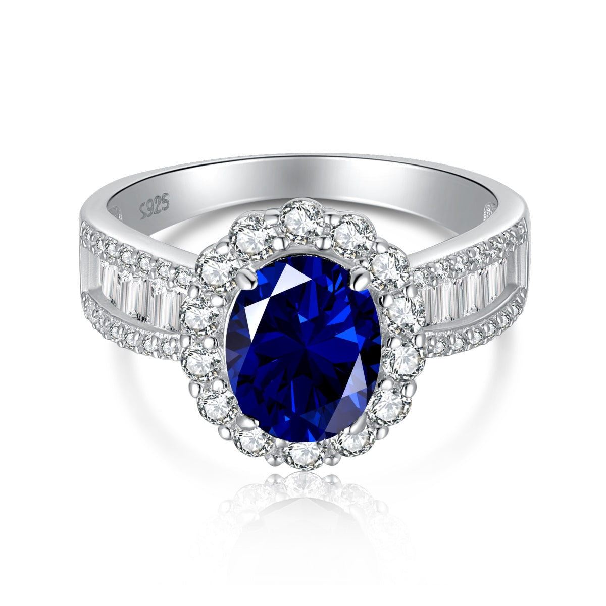 [XXX]1.5 Carat Dazzling Charming Oval Cut Banquet Ring