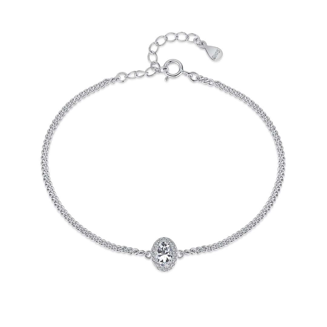 [XXX]Exquisite Oval Shape Bracelet