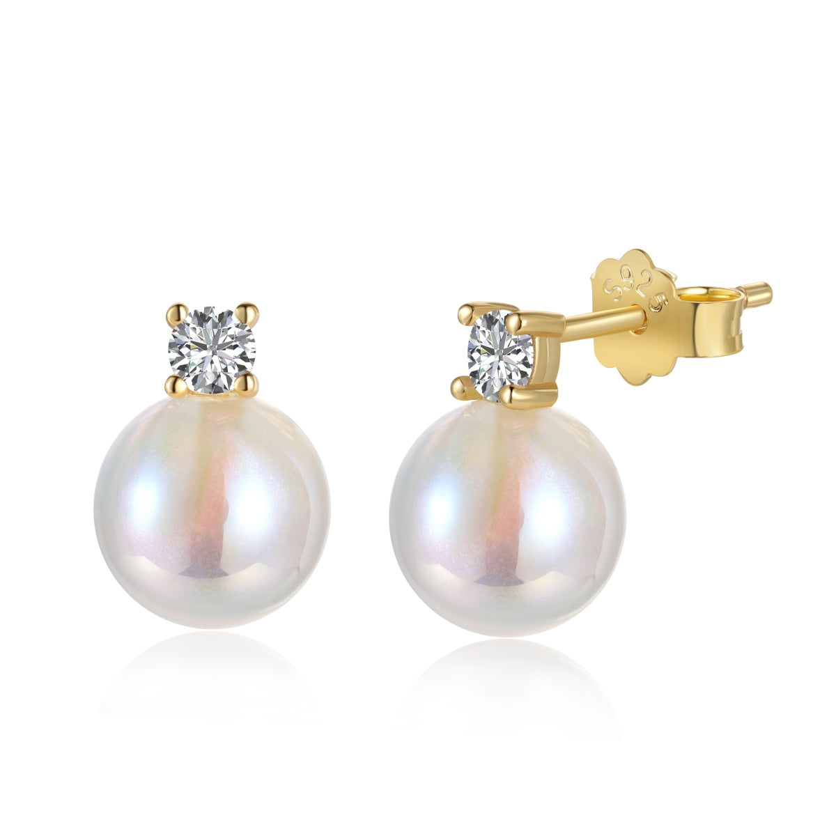 [XXX]Symphony Mermaid Pearl Earrings