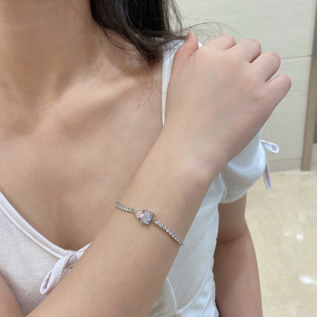 [XXX]Dazzling Unique Multi Shape Lover Bracelet