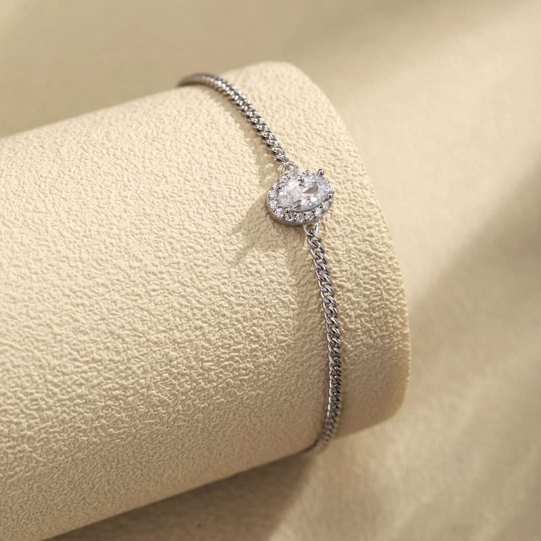 [XXX]Exquisite Oval Shape Bracelet