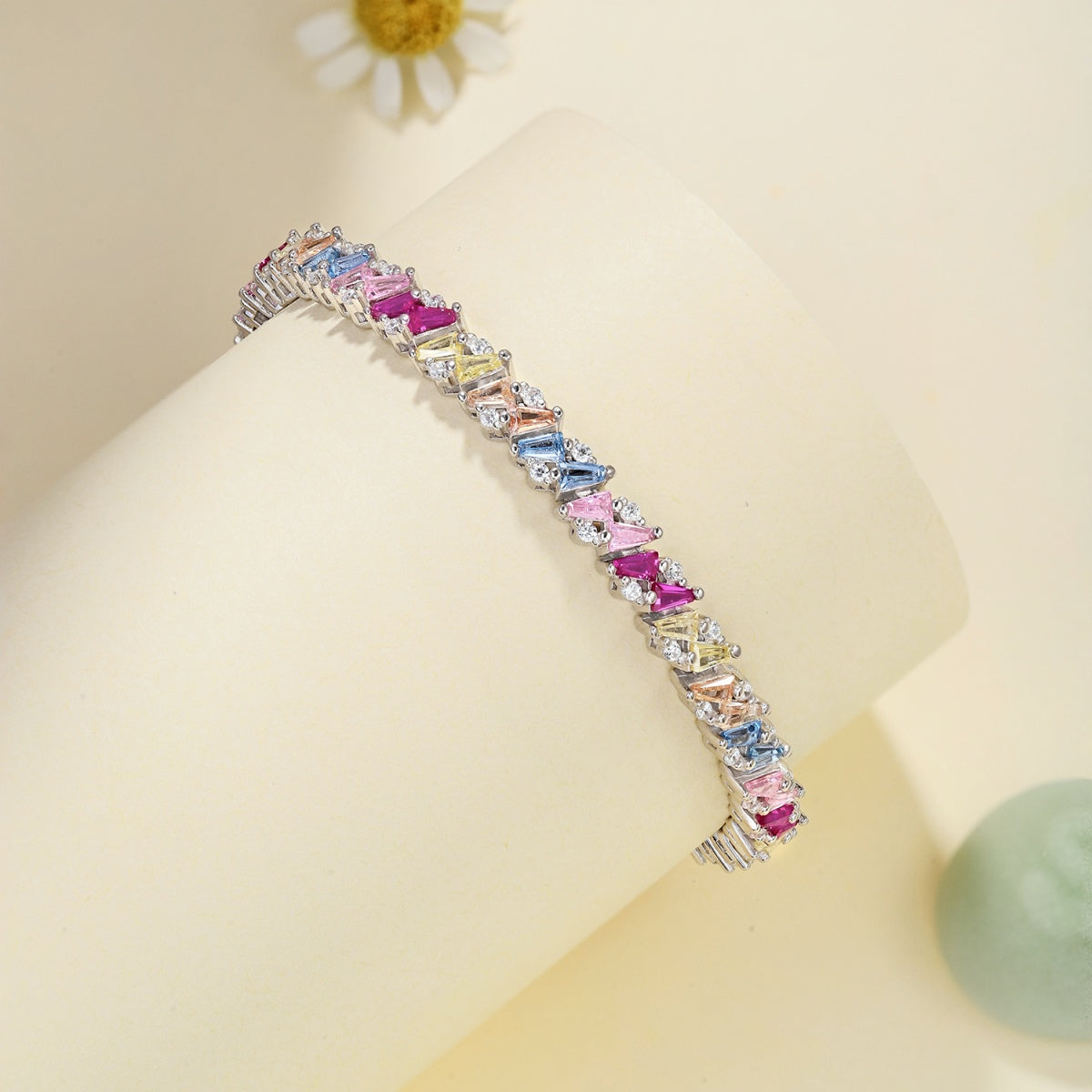 [XXX]Ornate Sparkling Multi Cut Party Bracelet