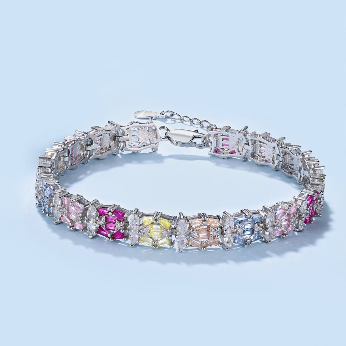 [XXX]Delicate Colorful Multi Cut Party Bracelet