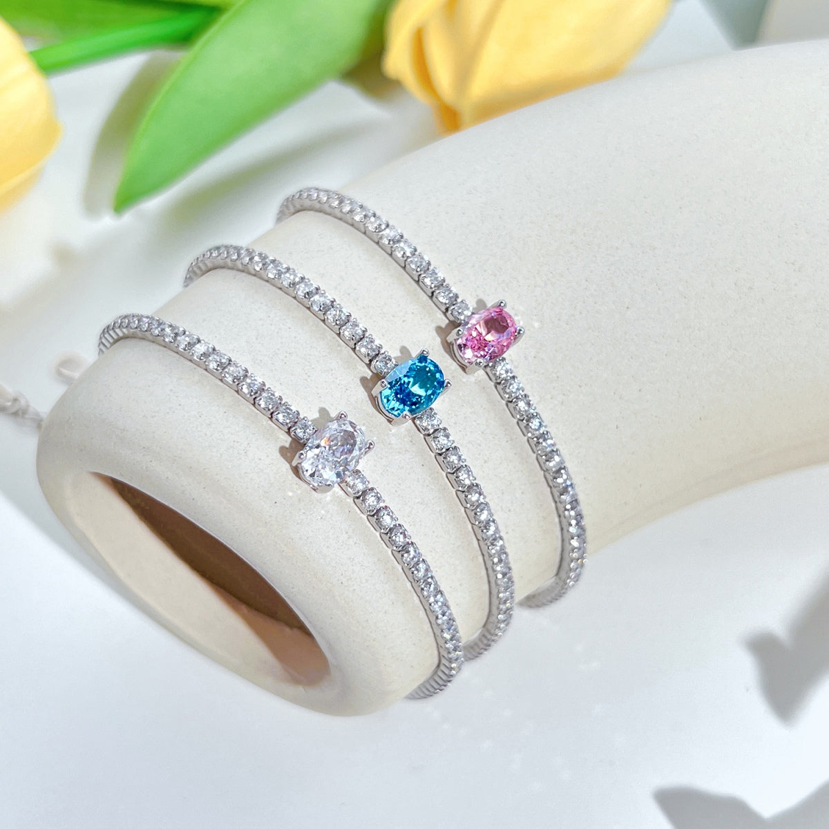 [XXX]0.75 Carat Exquisite Oval Cut Daily Bracelet