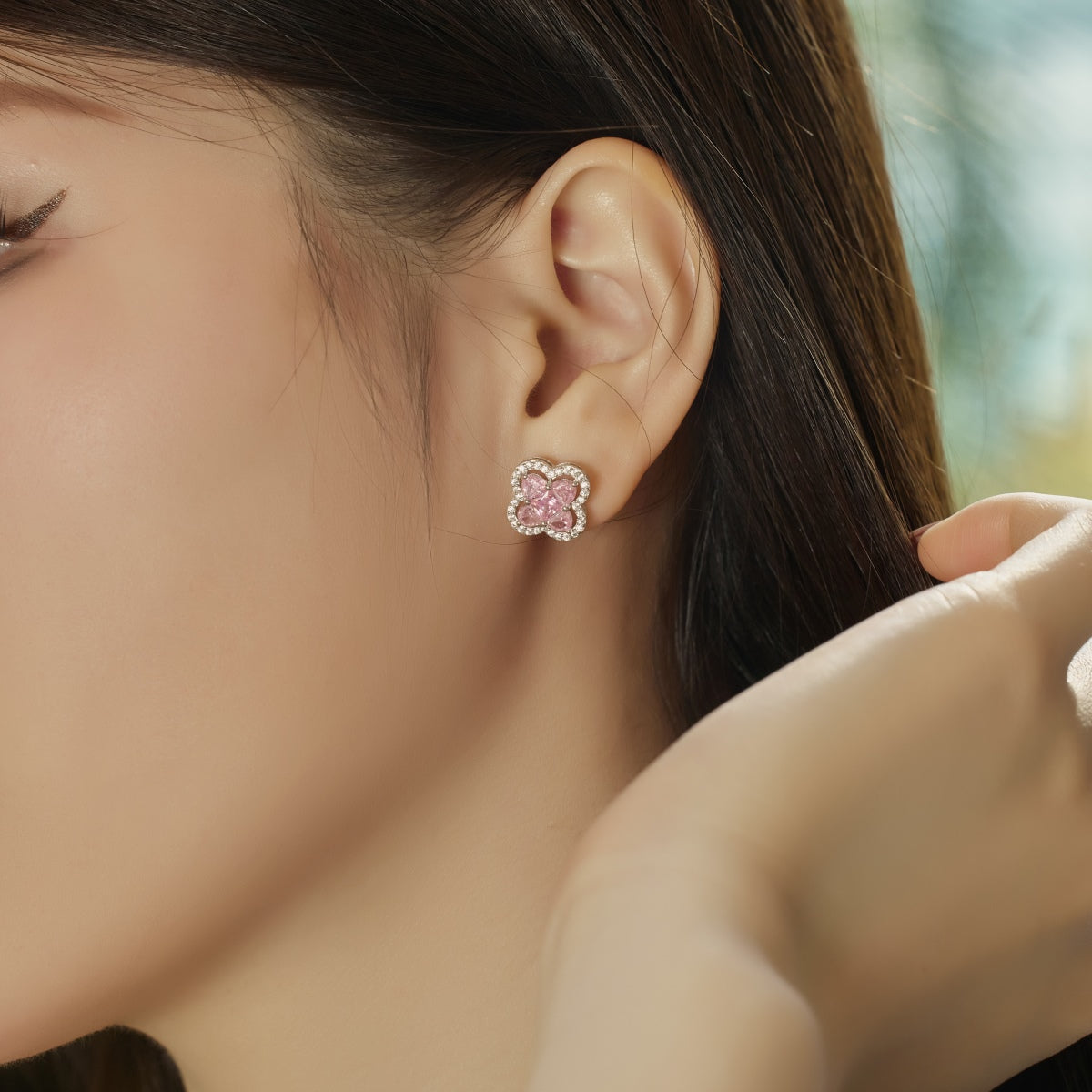 [XXX]Lucky Four-Leaf Clover Exquisite Earrings