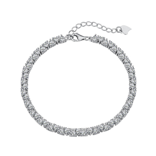 [XXX]Dazzling Romantic Heart Shape Lover Bracelet