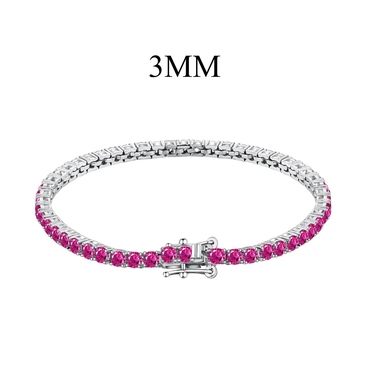 [XXX]Radiant Colorful Round Cut Party Bracelet