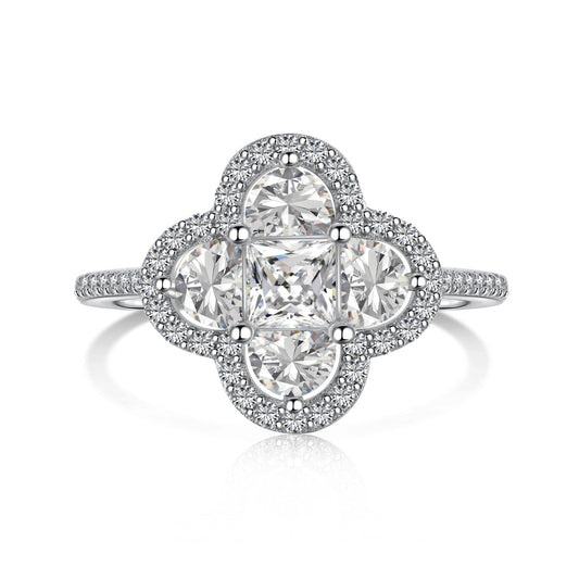 [XXX]Luxurious Eternity Flower Shape Banquet Ring