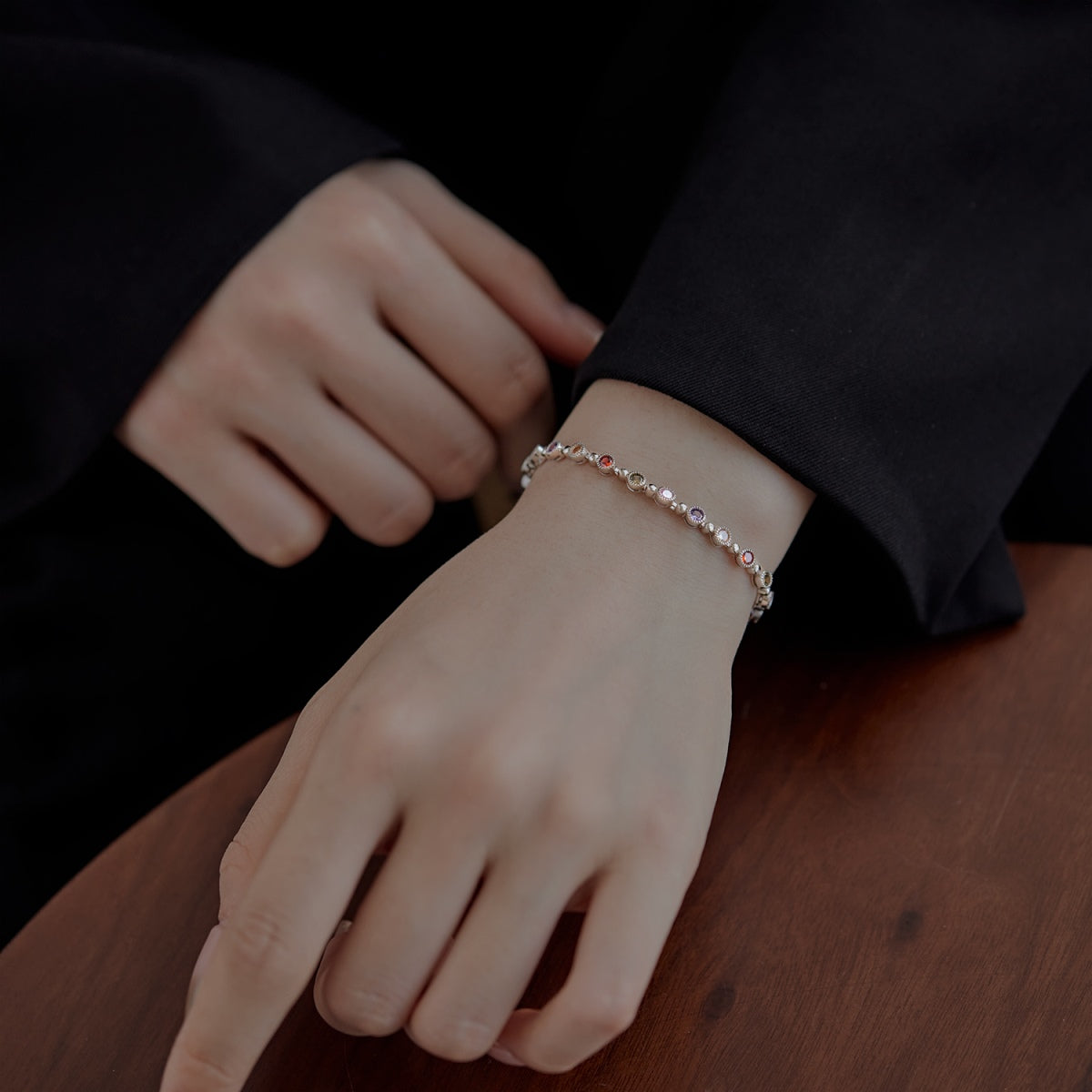 [XXX]Sparkling Exquisite Round Cut Party Bracelet