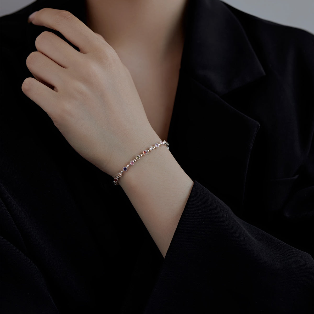 [XXX]Sparkling Exquisite Round Cut Party Bracelet