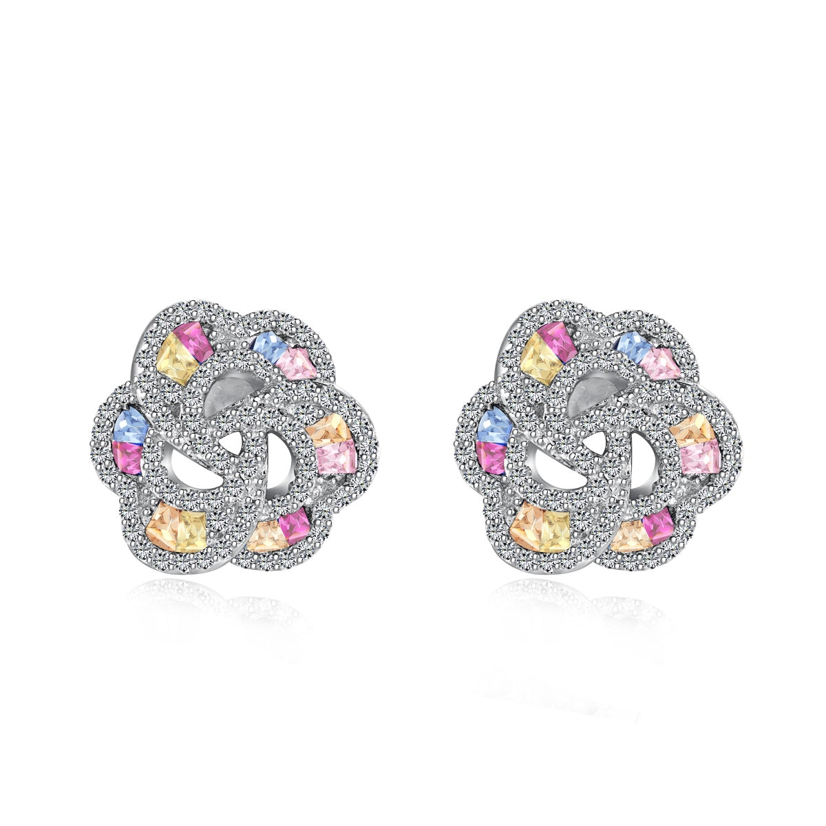 [XXX]Exquisite Flower Shape Daily Earrings