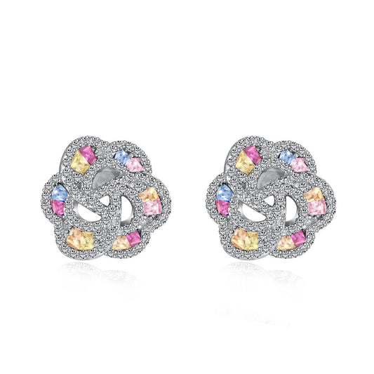 [XXX]Exquisite Flower Shape Daily Earrings