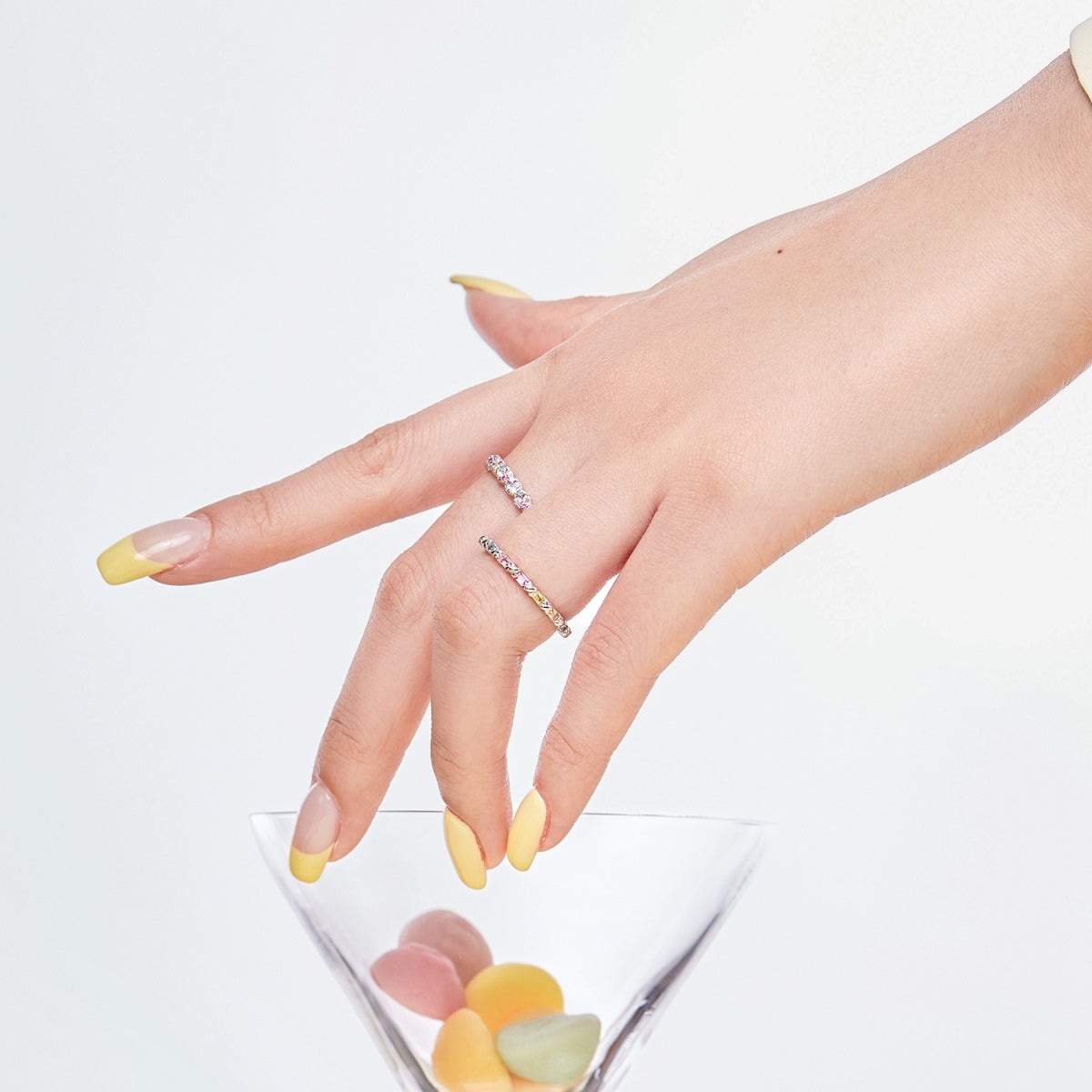 [XXX]Charming Colorful Round Cut Daily Ring