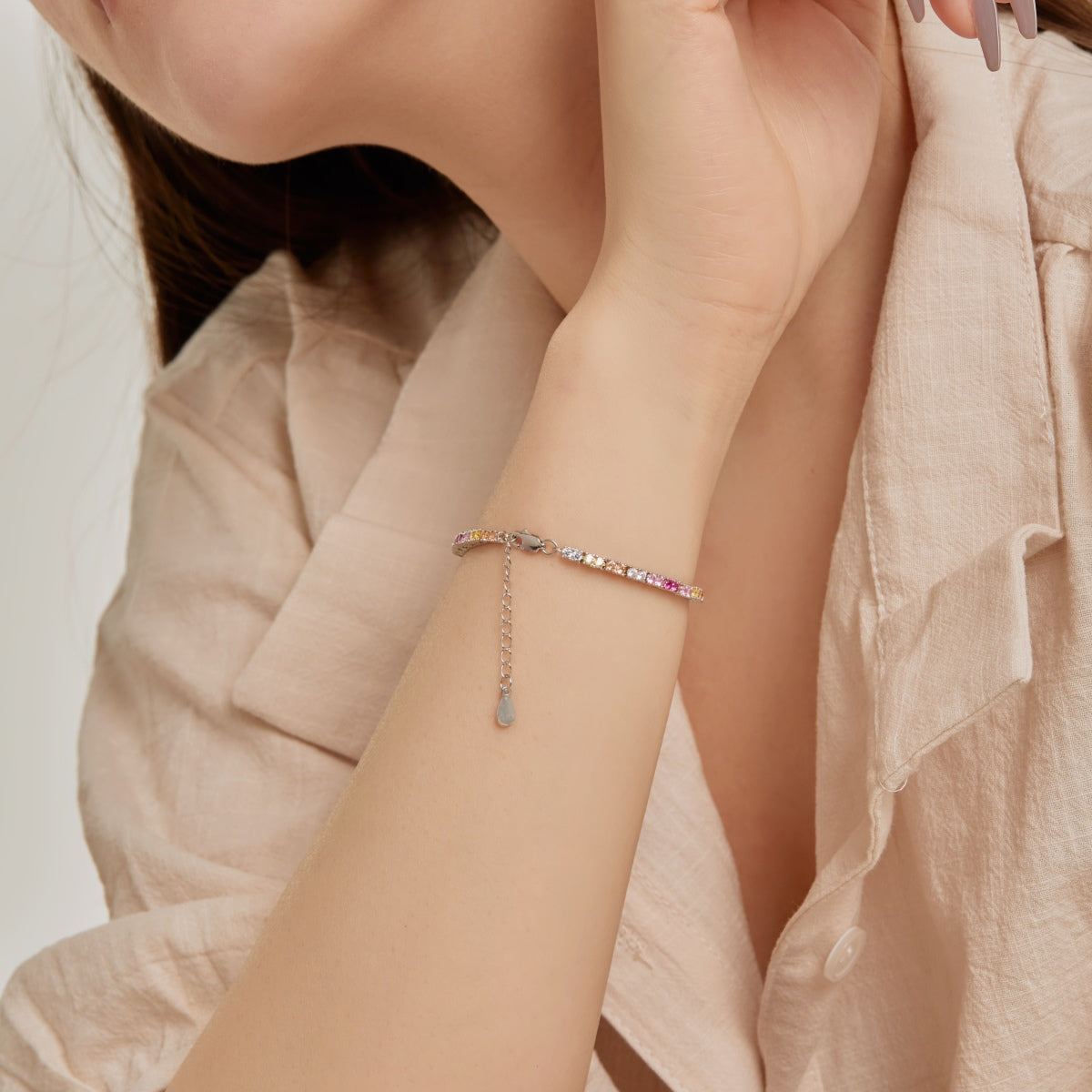 [XXX]Delicate Romantic Heart Shape Lover Bracelet