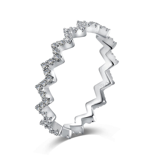 [XXX]Delicate Enchanting Wave Shape Daily Ring