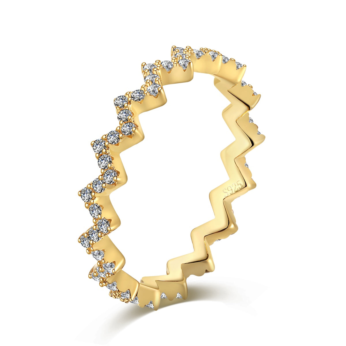 [XXX]Delicate Enchanting Wave Shape Daily Ring