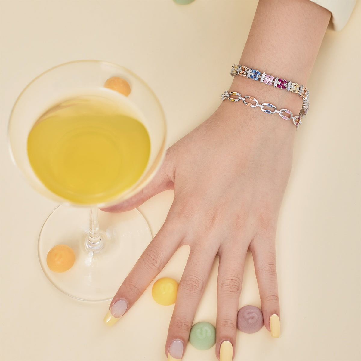 [XXX]Dazzling Colorful Daily Bracelet