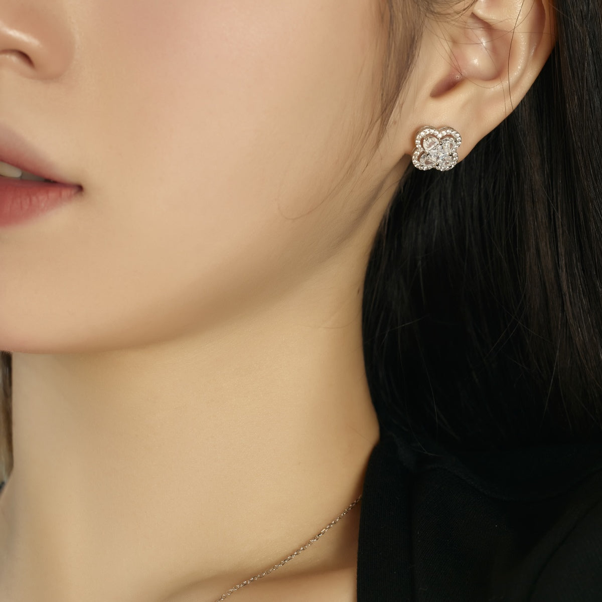 [XXX]Lucky Four-Leaf Clover Exquisite Earrings