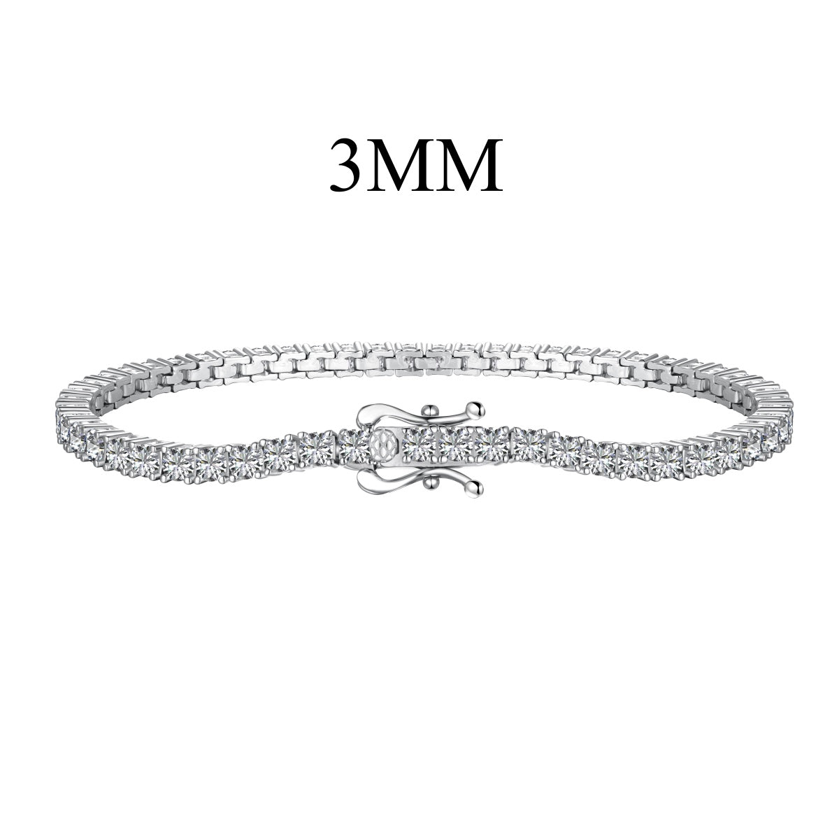 [XXX]Dainty Charming Round Cut Tennis Bracelet