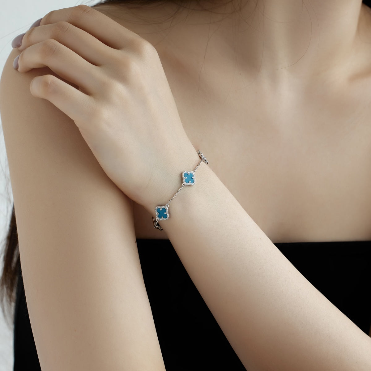 [XXX]Four-Leaf Clover Exquisite Bracelet