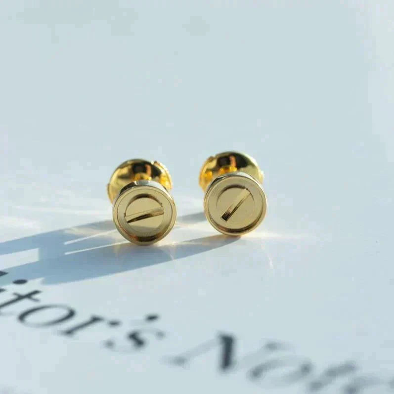 LOVE EARRINGS GOLD 10MM