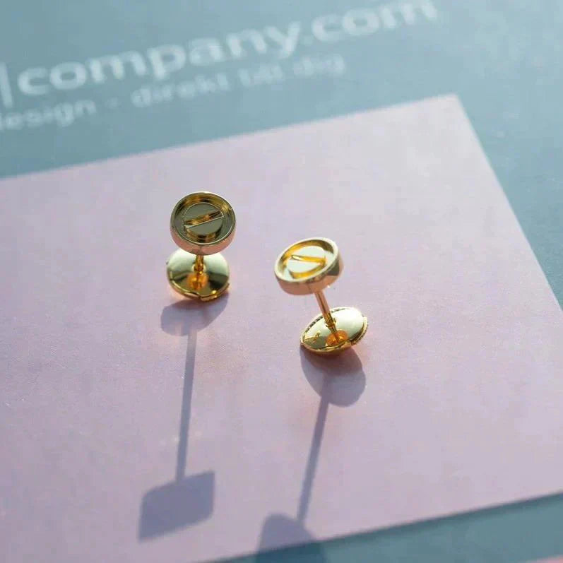 LOVE EARRINGS GOLD 10MM