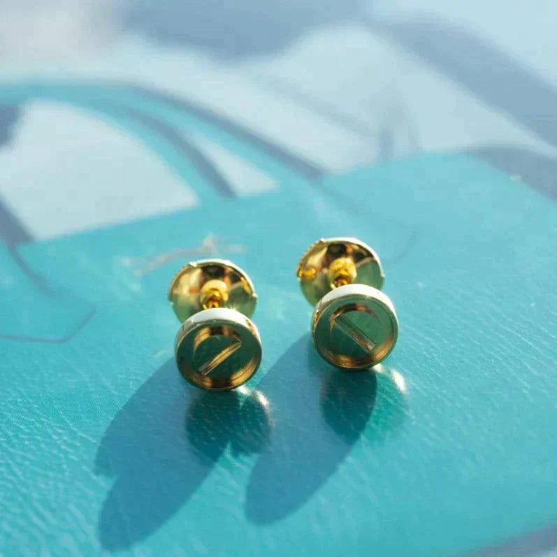 LOVE EARRINGS GOLD 10MM