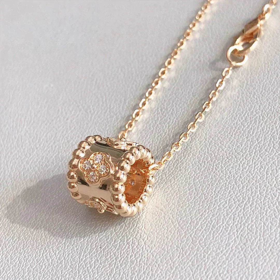 PERLEE PEDANT NECKLACE GOLD / ROSE GOLD