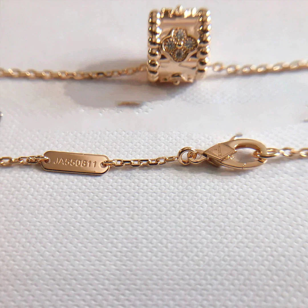 PERLEE PEDANT NECKLACE GOLD / ROSE GOLD