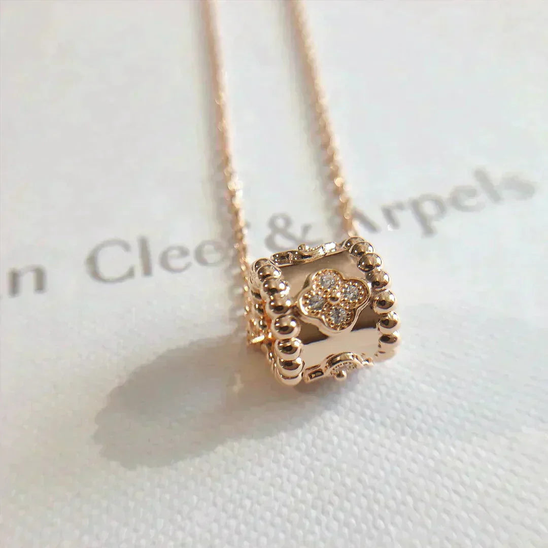 PERLEE PEDANT NECKLACE GOLD / ROSE GOLD