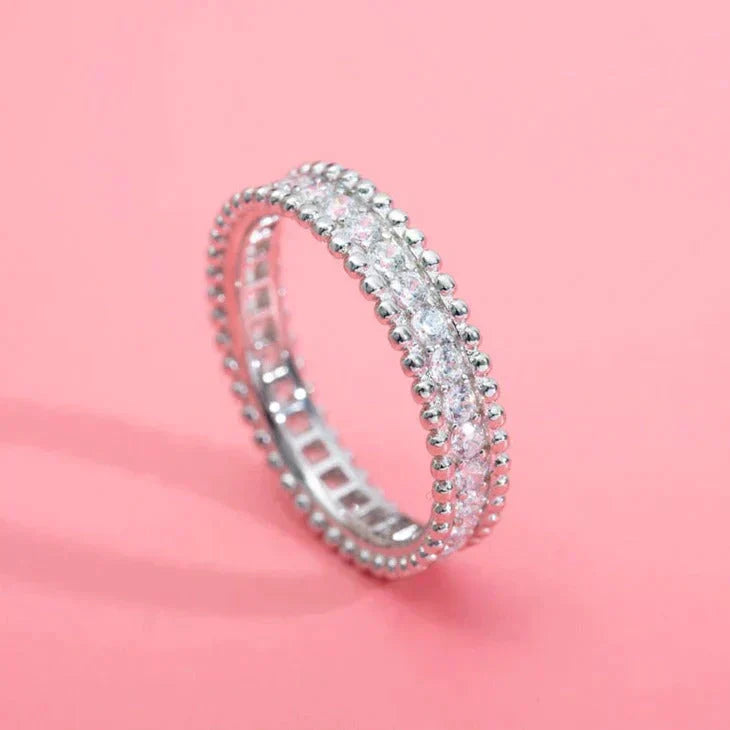 PERLEE DIAMOND SILVER RING