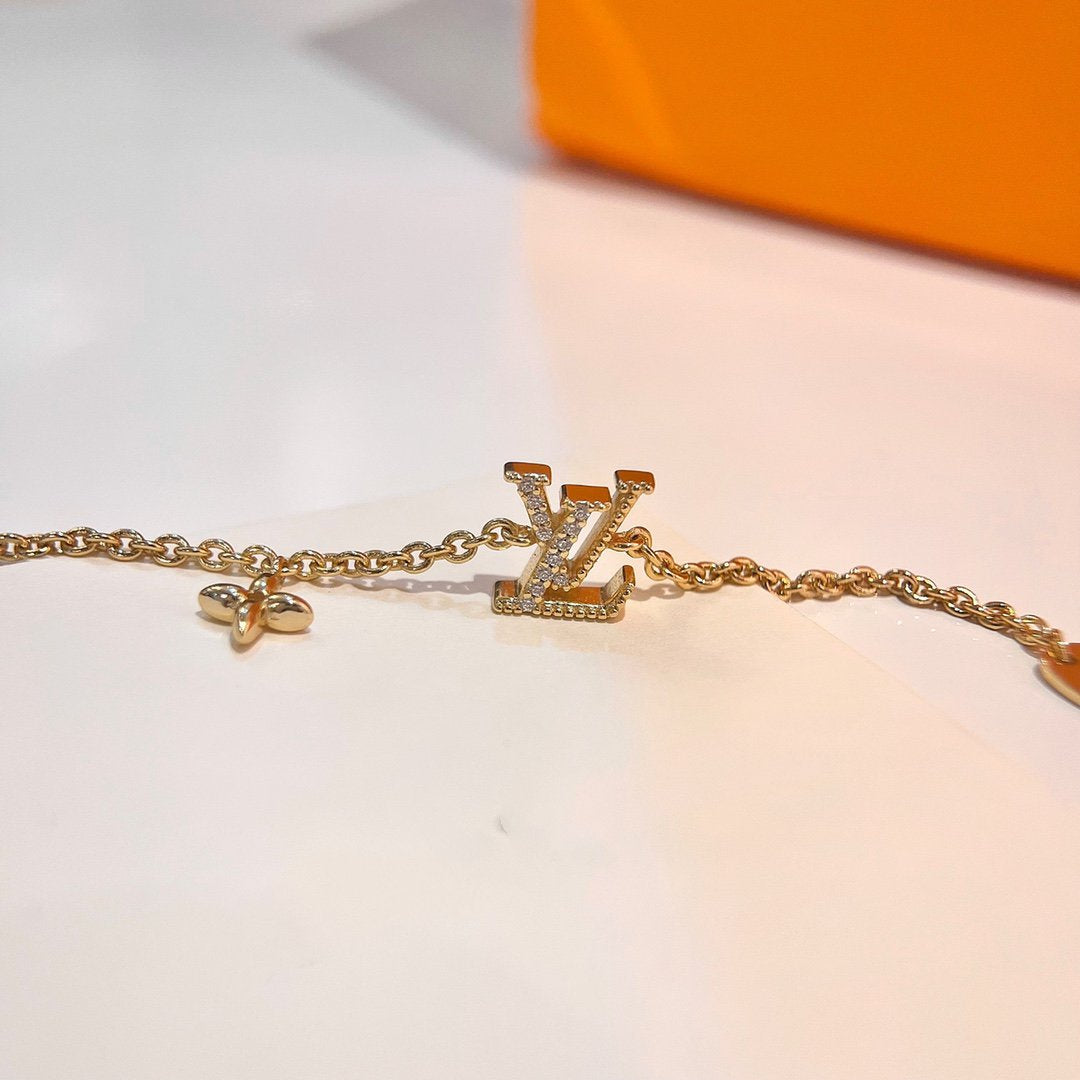 LOGO STAR MOTIF GOLD BRACELET