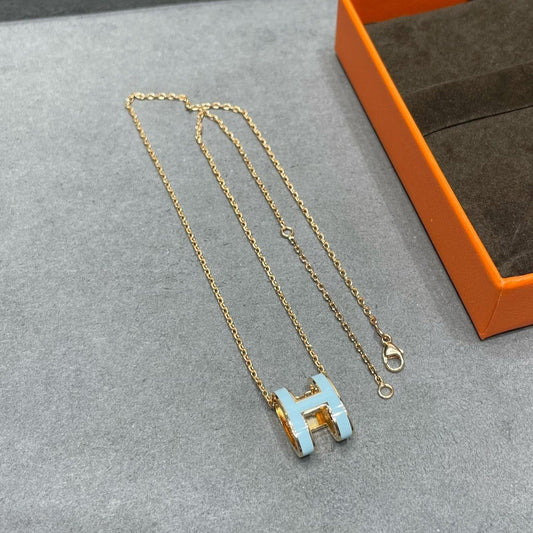 POP H SKY BLUE NECKLACE