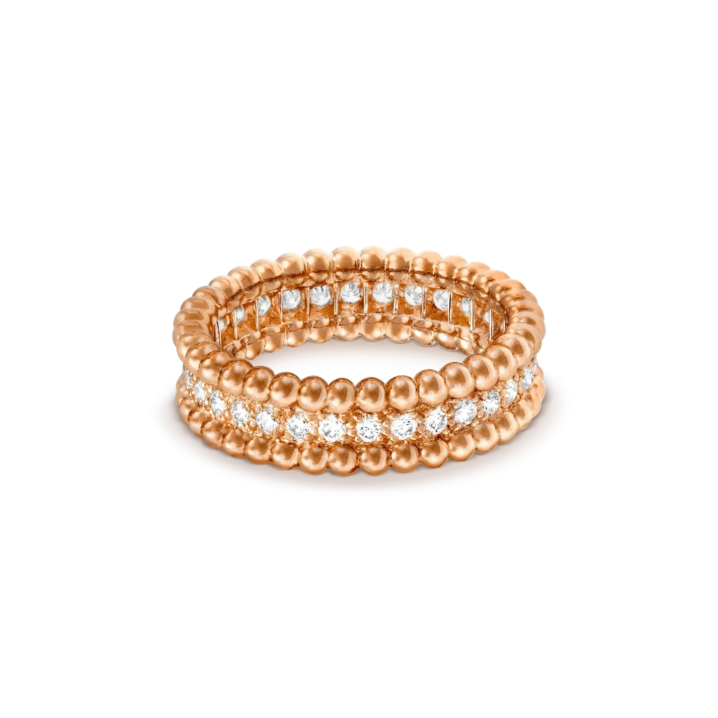 PERLEE DIAMOND ROSE GOLD RING