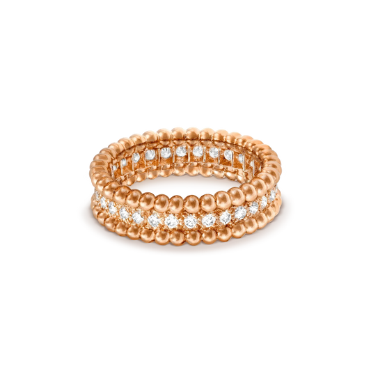 PERLEE DIAMOND ROSE GOLD RING