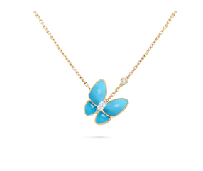 BUTTERFLY MOP DIAMOND NECKLACE