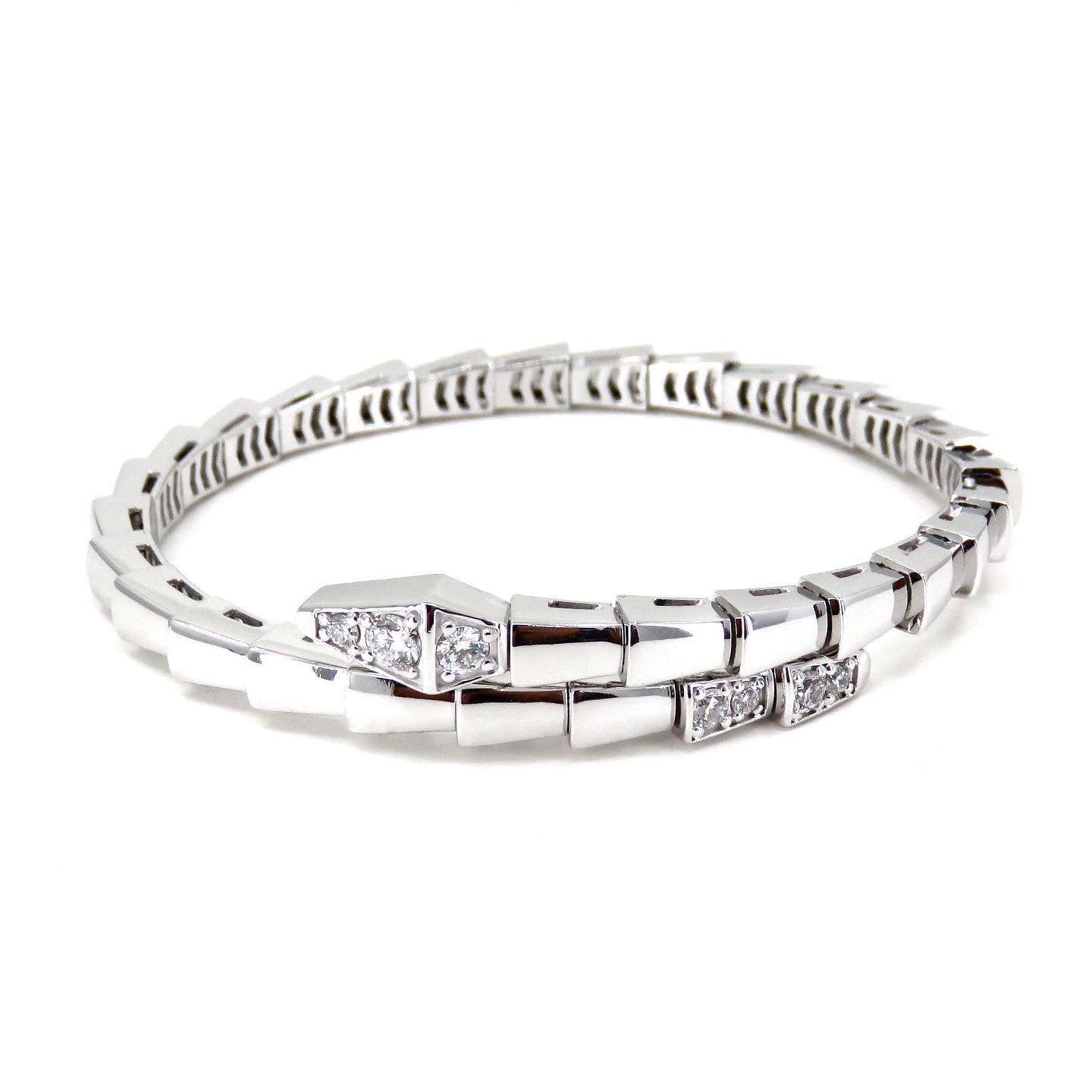 SERPENTI BRACELET DIAMONDS SILVER