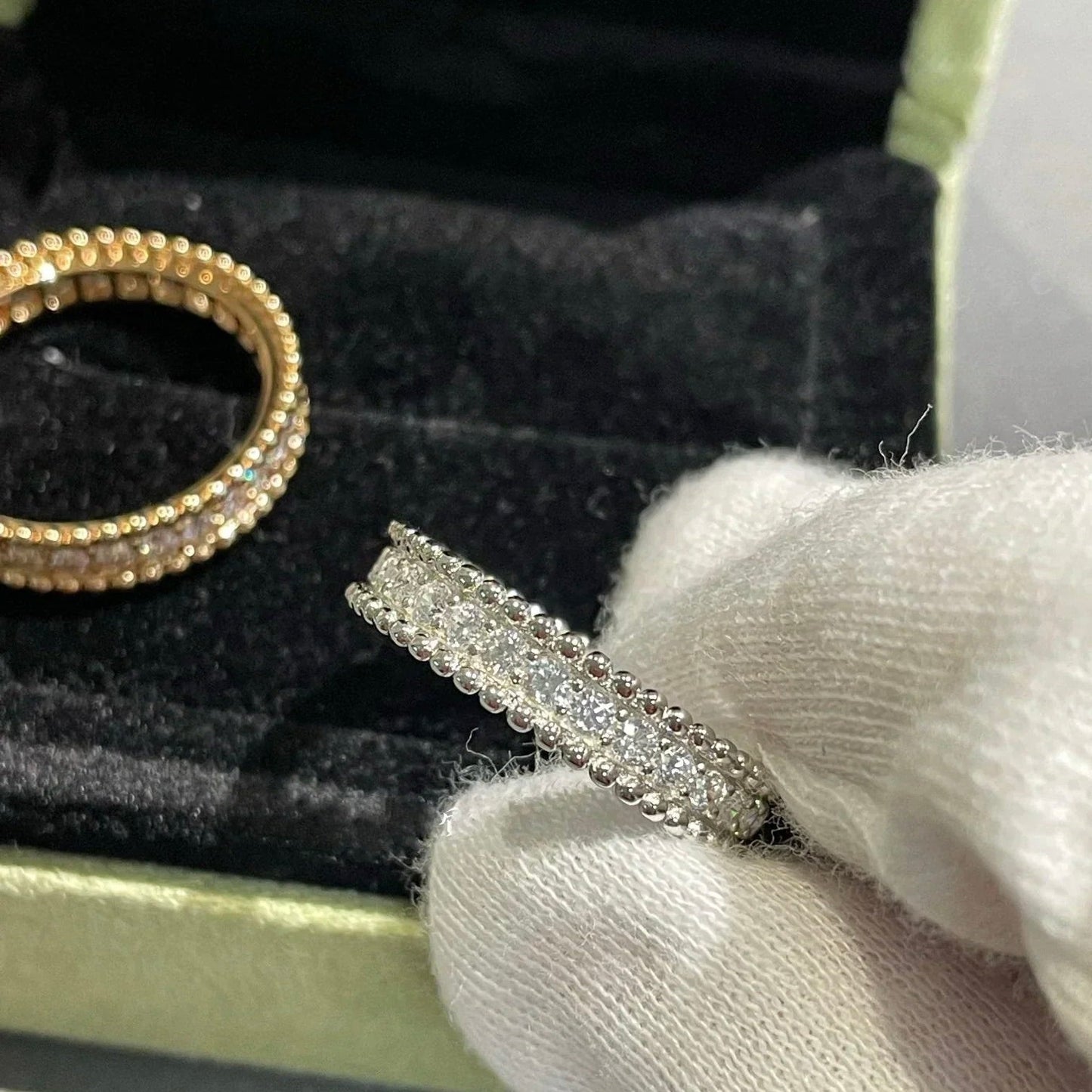 PERLEE DIAMOND ROSE GOLD RING